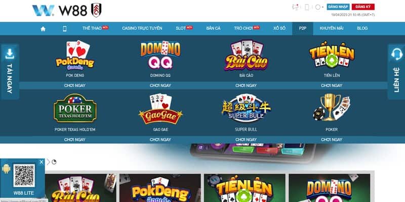 Nhà cái Poker uy tín đáng trải nghiệm - W88